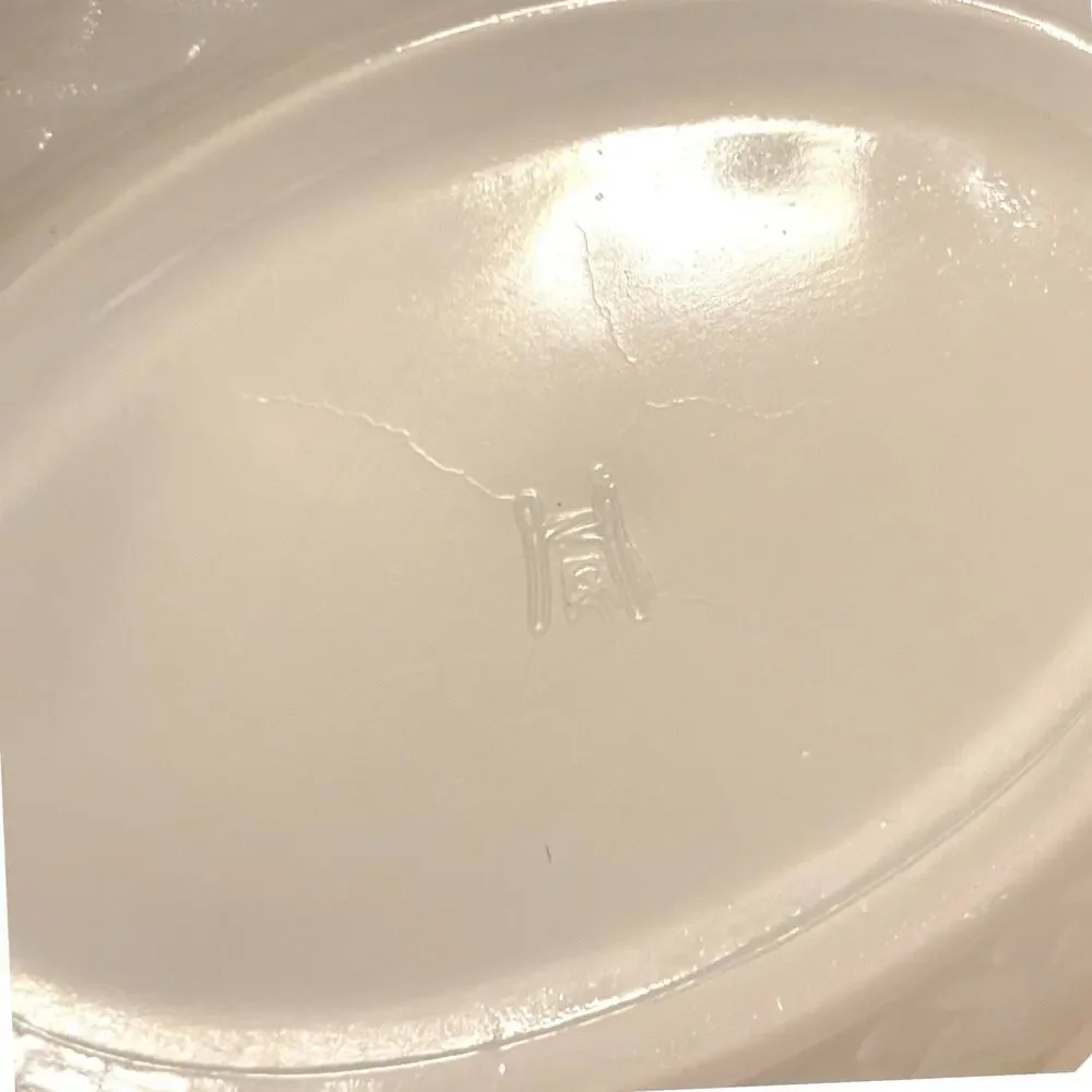 Vintage Hazel Atlas Milk Glass Hen on Nest Dish Small White 4.3